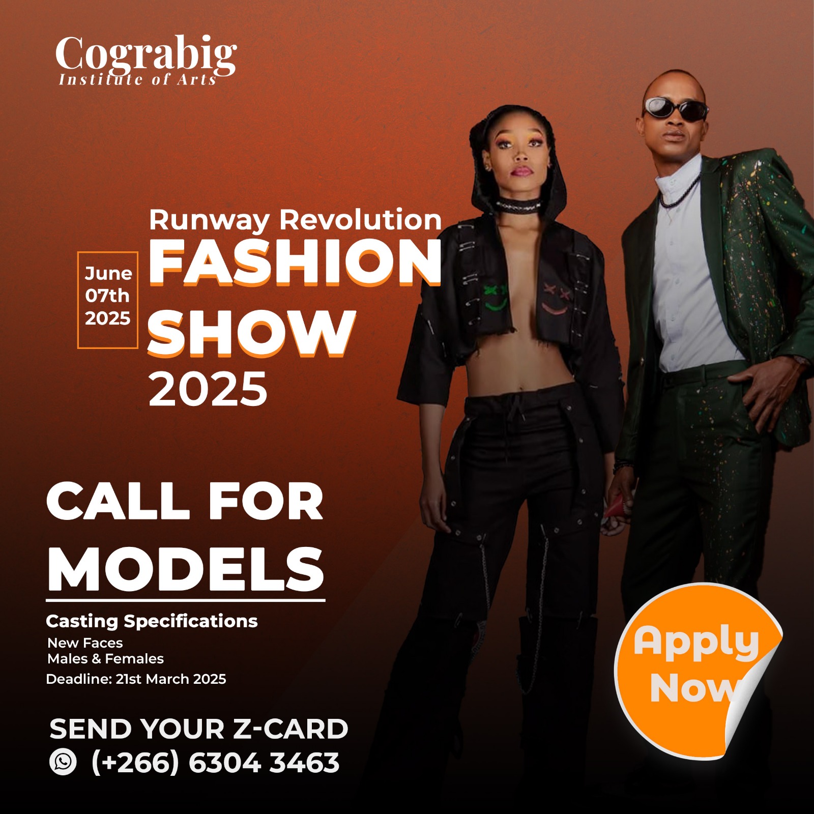 June Fashion Show Advert